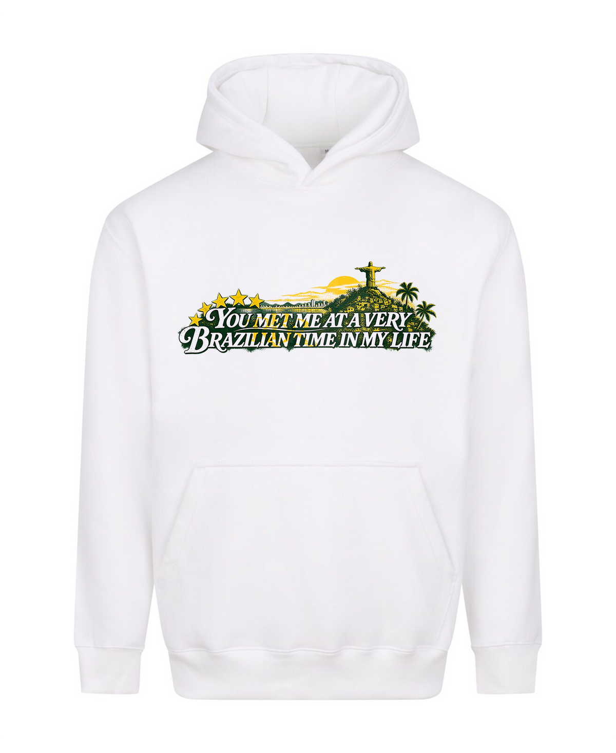 White Hoodie - "You met me at a very Brazilian time in my life"